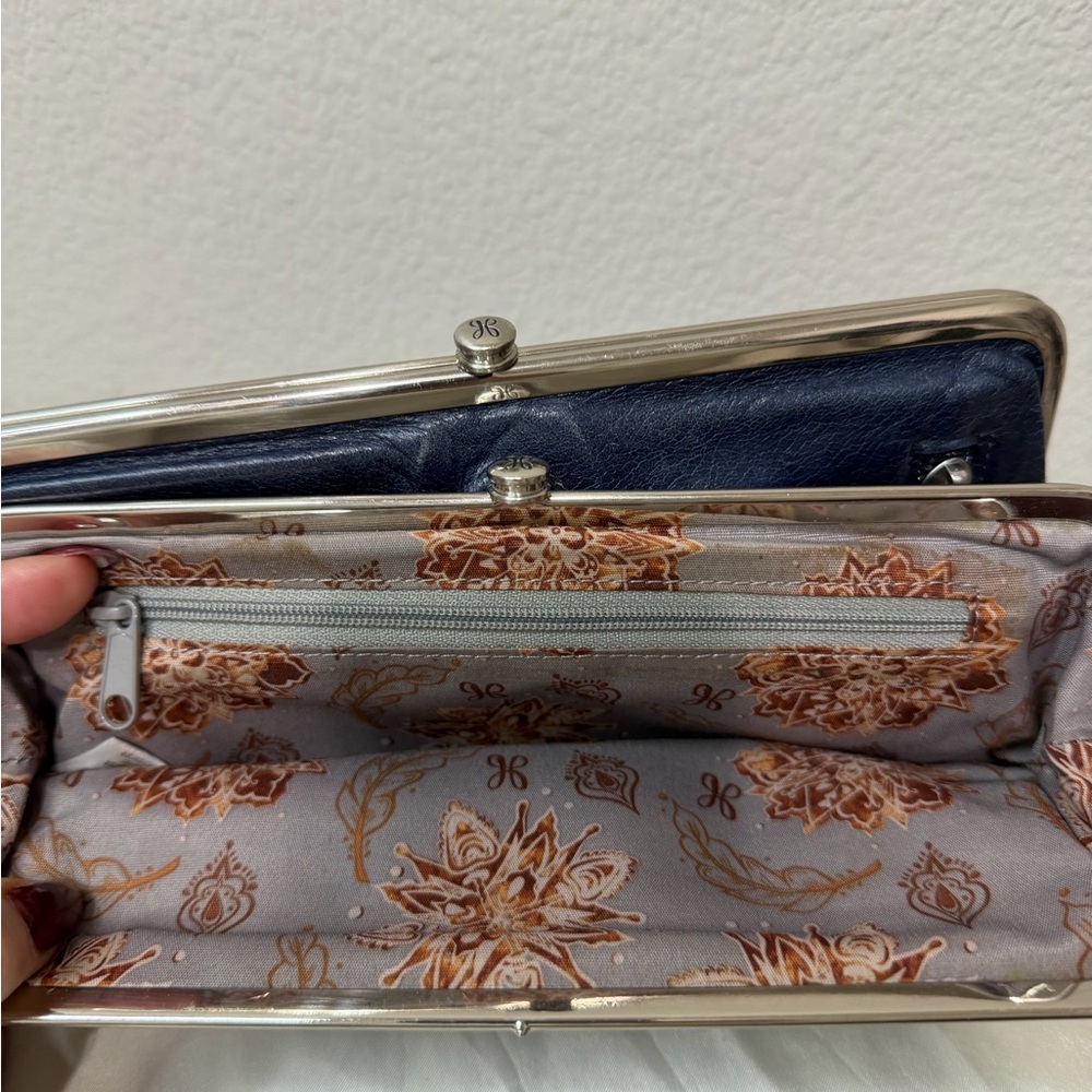 HOBO Midnight Blue Leather Wallet - Picture 7 of 7